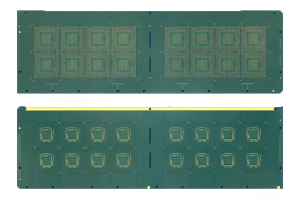 Substrat de circuit imprimé ultra-mince avec pistes de cuivre microscopiques pour l'encapsulation de puces semi-conductrices et l'assemblage de processeurs hautes performances