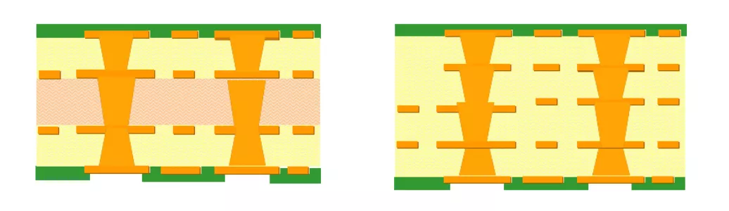 Circuit imprimé de précision pour substrat de circuit intégré présentant des pastilles plaquées or et des lignes fines pour l'assemblage de semi-conducteurs de GPU et de module de mémoire